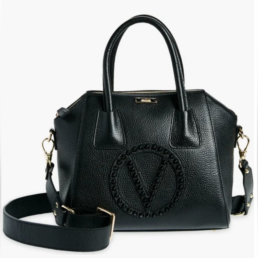 VALENTINO by Mario Valentino,  Minimi Rock Leather Satchel          MSRP $895
